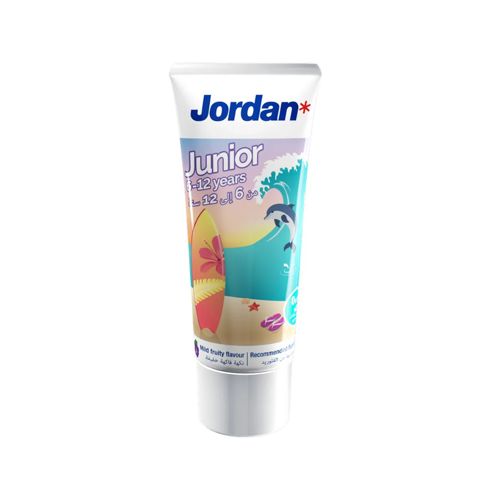 Jordan Junior Toothpaste 50Ml (6-12 Yrs) New