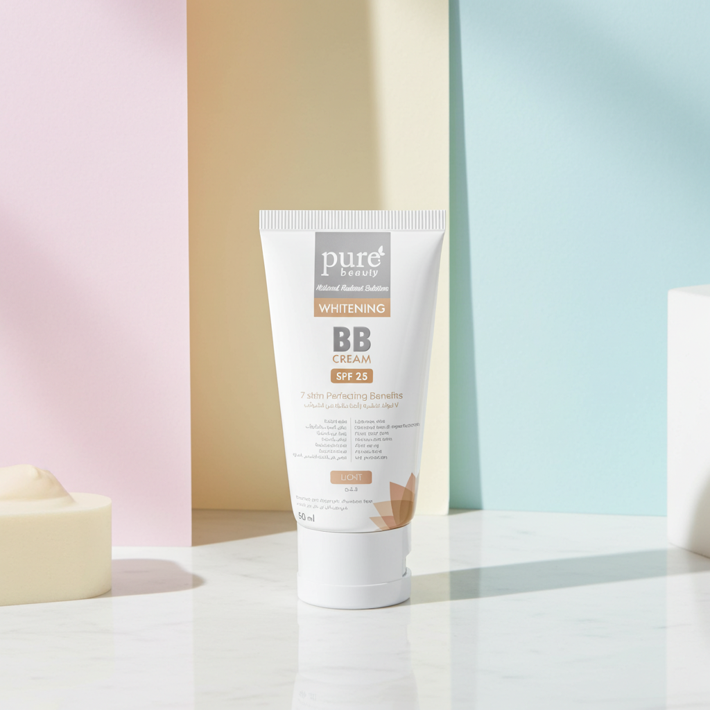 Pure Beauty Whitening BB Cream SPF25 – Light Shade, 50ml
