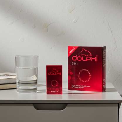Dolphi 3in1 Condoms 3 Pieces