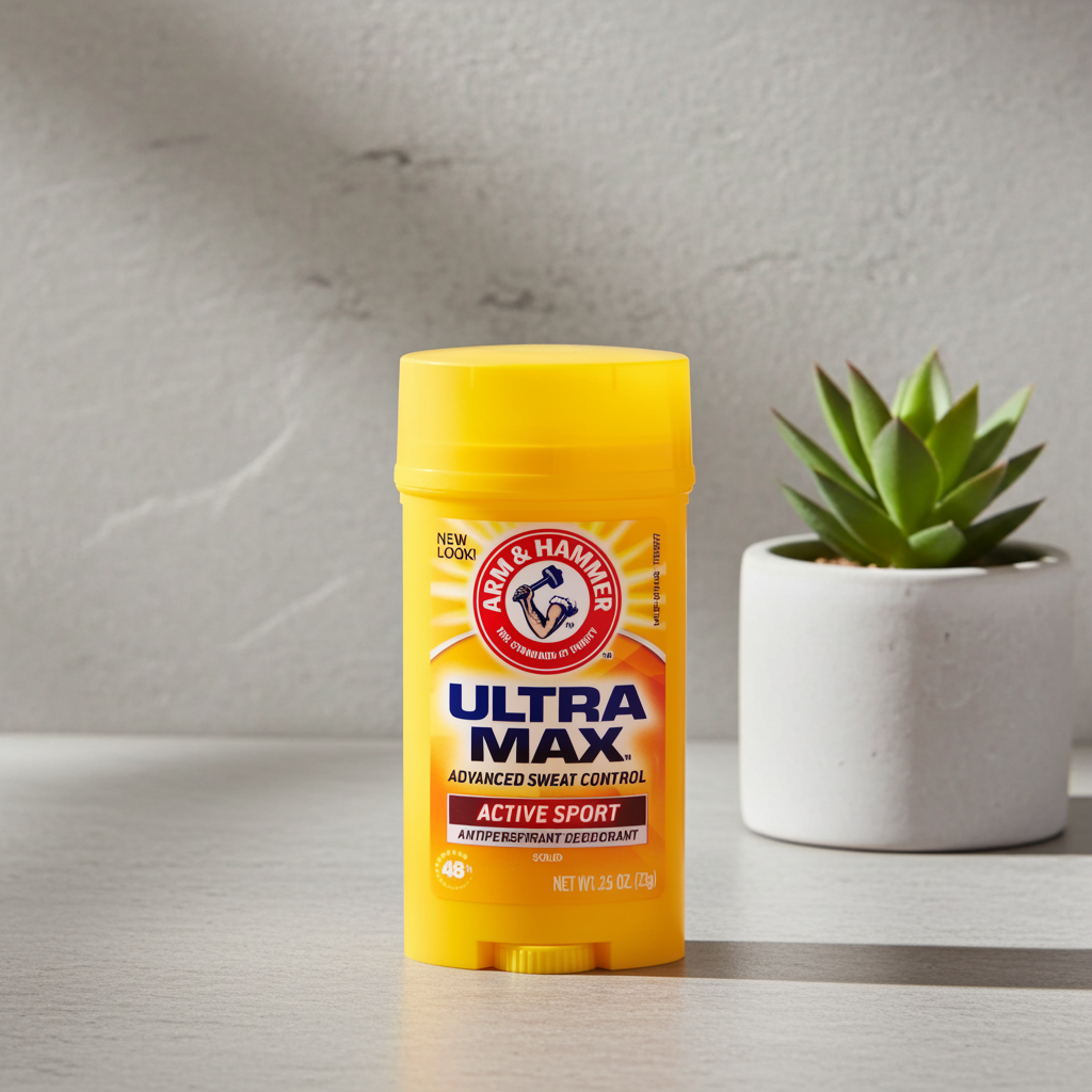 Arm & Hammer Umax Deodorant Active Sport Solid Wide, 73G