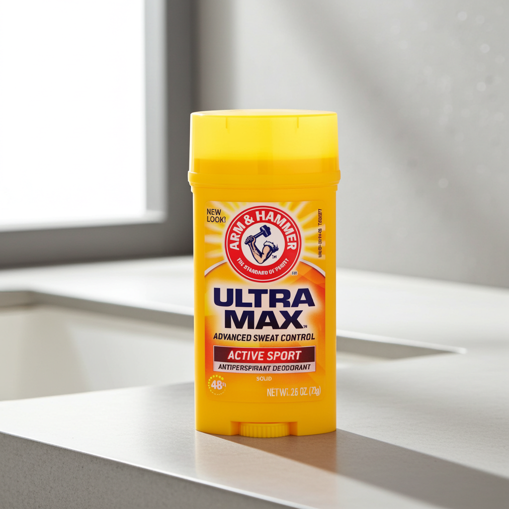 Arm & Hammer Umax Deodorant Active Sport Solid Wide, 73G