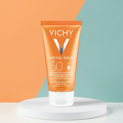 Vichy Capital Soleil Dry Touch Anti-Shine Sunscreen SPF50 50ml – Oily & Combination Skin
