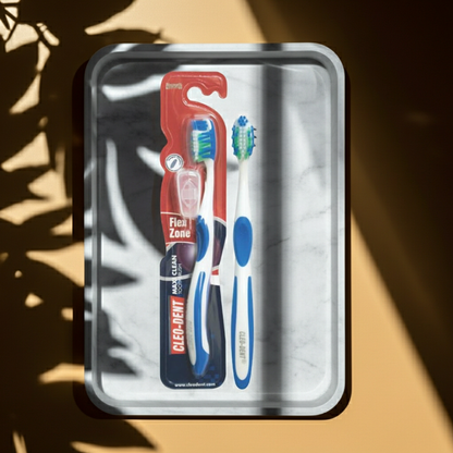 Cleo Dent Maxi Clean Medium Toothbrush