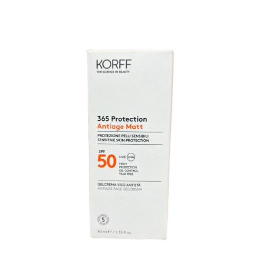 Korff 365 Antiage Sen Skin Prot, Antiage Face Gel Spf50+40Ml