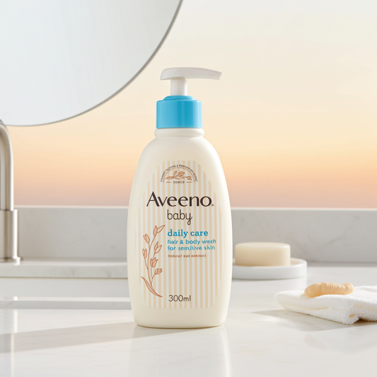 Aveeno Baby Daily Care Hair & Bath Wash with Oat Extract 300ml