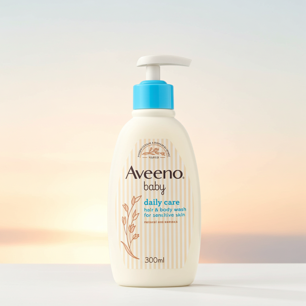Aveeno Baby Daily Care Hair & Bath Wash with Oat Extract 300ml
