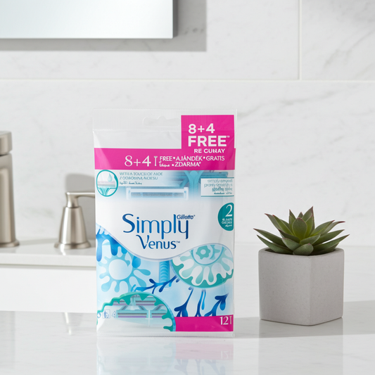 Gillette Simply Venus 2 Disposable Razors 8+4S