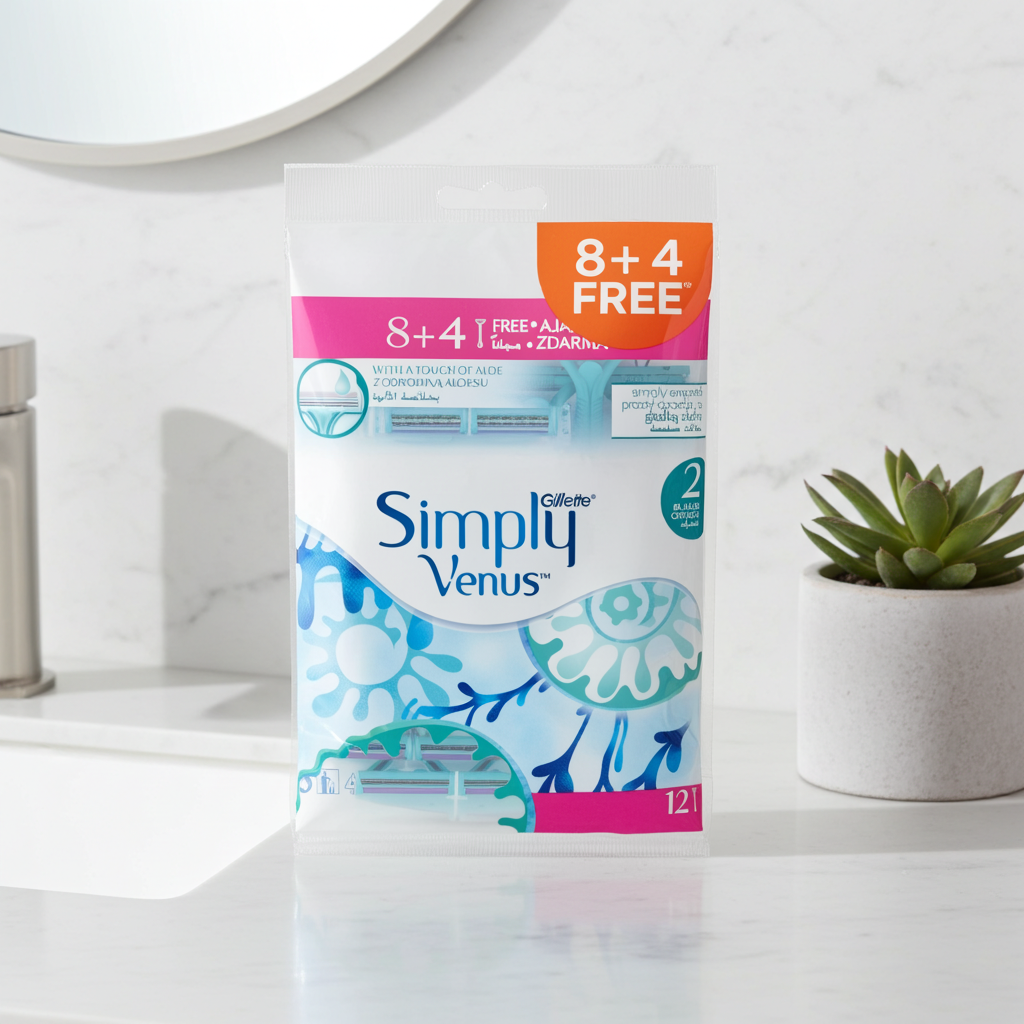 Gillette Simply Venus 2 Disposable Razors 8+4S
