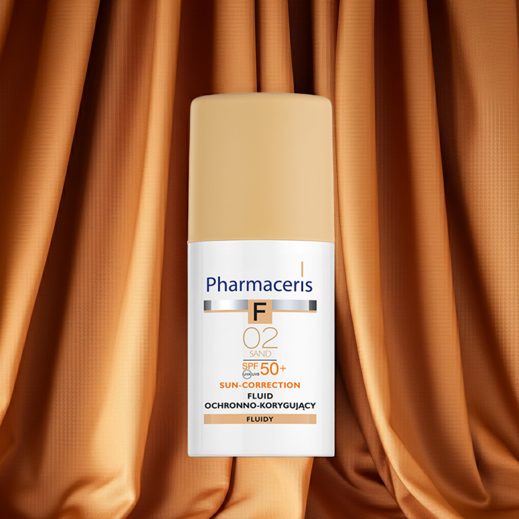 Pharmaceris F Protective-Corrective Fluid Foundation SPF 50+ Shade 02 Sand 30 ml (1+1)