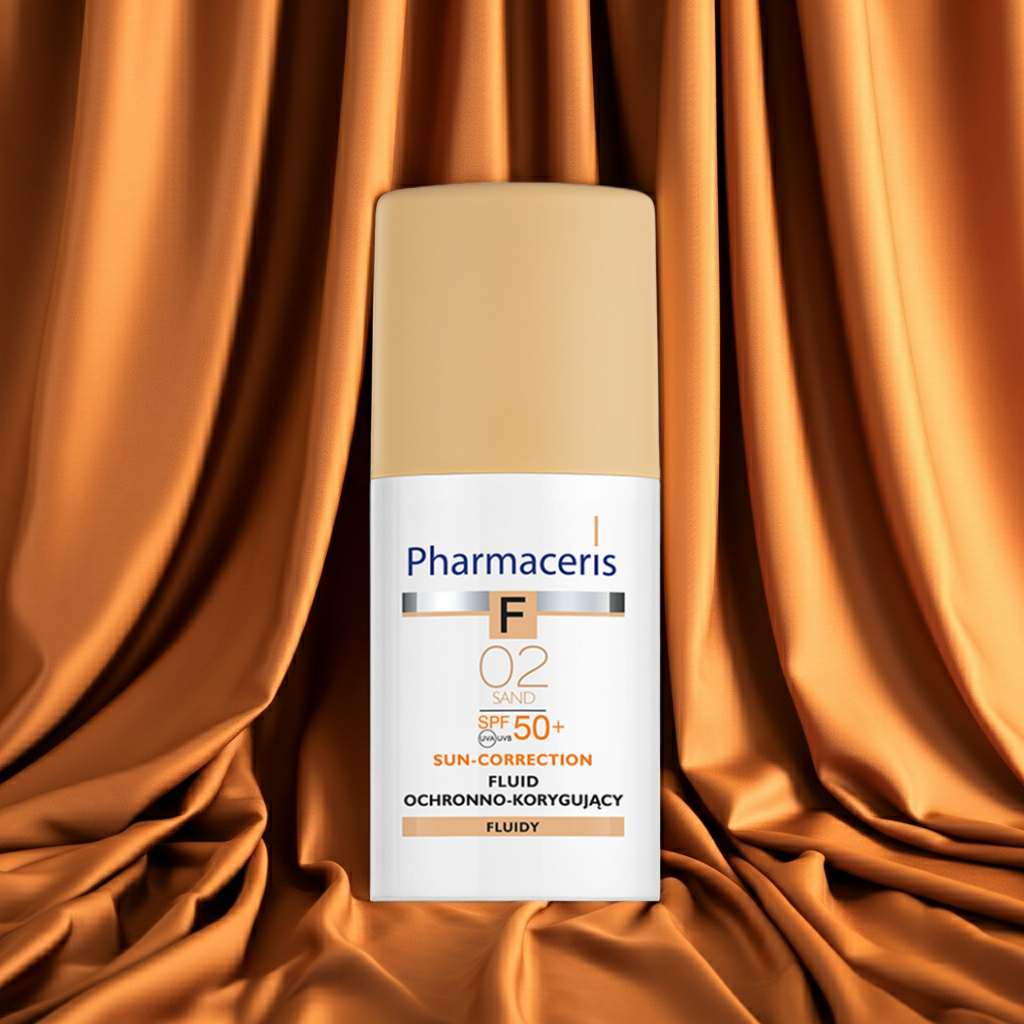 Pharmaceris F Protective-Corrective Fluid Foundation SPF 50+ Shade 02 Sand 30 ml (1+1)