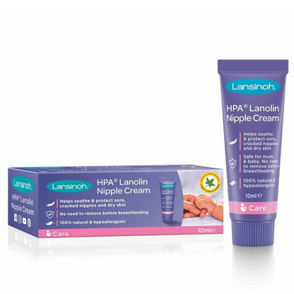 Lansinoh HPA Lanolin Nipple Cream for Sore & Cracked Nipples – 10ml