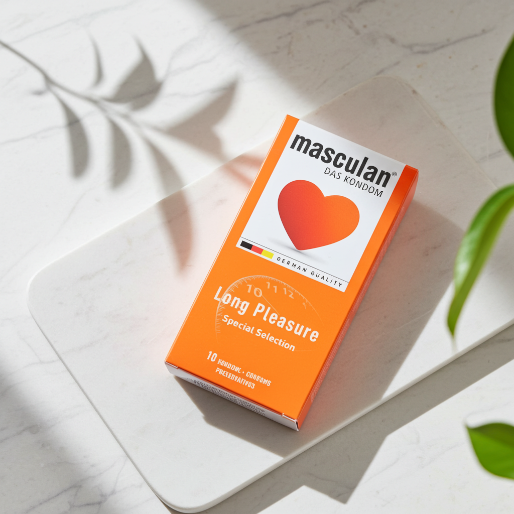 Masculan Long Pleasure Delay Condoms – 10 Pack