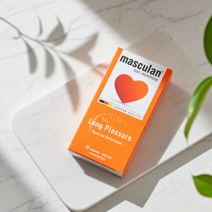 Masculan Long Pleasure Delay Condoms – 10 Pack