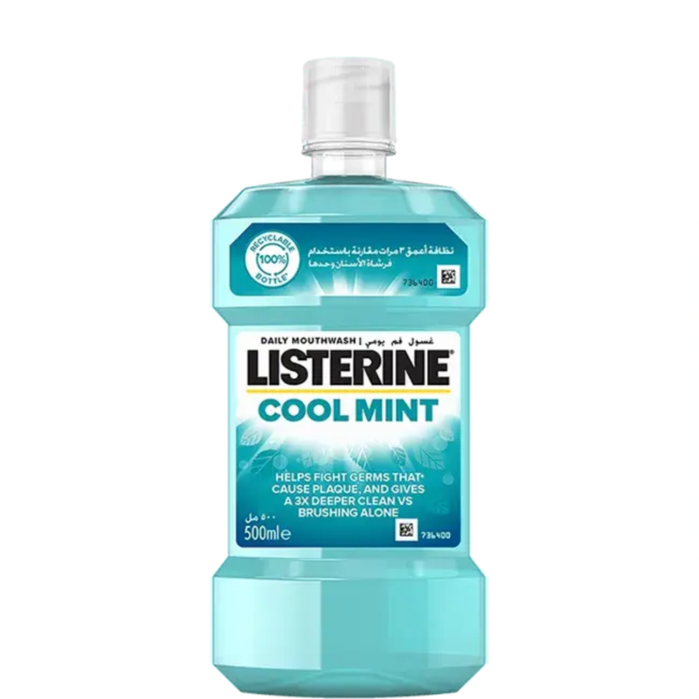 Listerine Cool Mint Daily Mouthwash, 250Ml