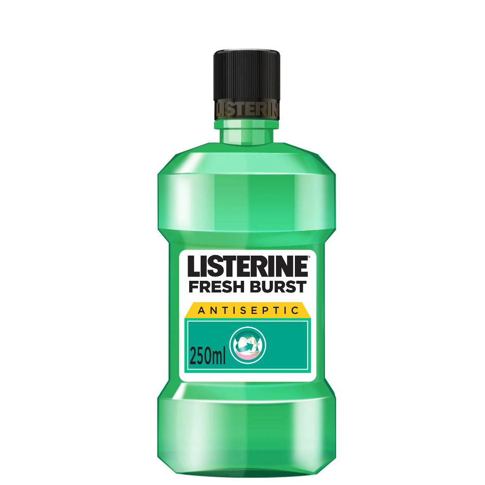 Listerine Fresh Burst Mouthwash, 250Ml