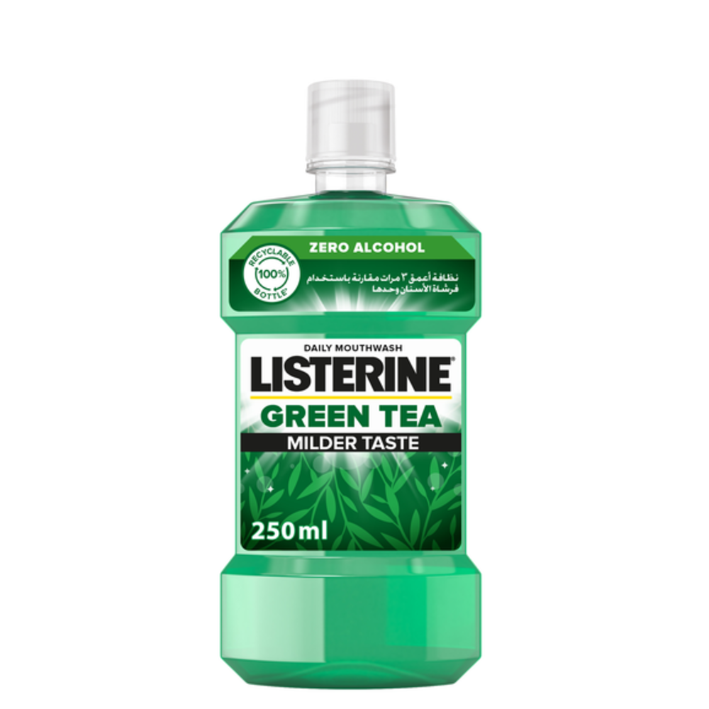 Listerine Green Tea Mouthwash, 250Ml