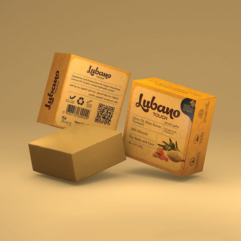 Lubano Shea Buttar Tumeric Soap 125Gm