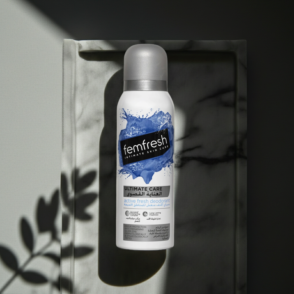 Femfresh Ultimate Care Intimate Deo Spray 125ml – Long-Lasting Freshness & Odour Control