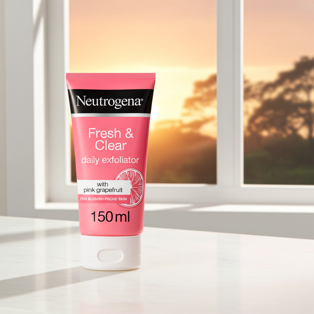 Neutrogena Fresh & Clear Daily Exfoliator with Pink Grapefruit 150ml