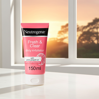 Neutrogena Fresh & Clear Daily Exfoliator with Pink Grapefruit 150ml