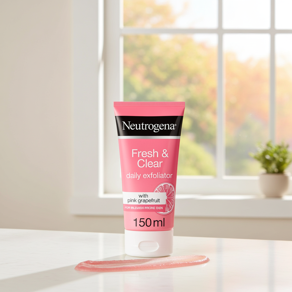 Neutrogena Fresh & Clear Daily Exfoliator with Pink Grapefruit 150ml
