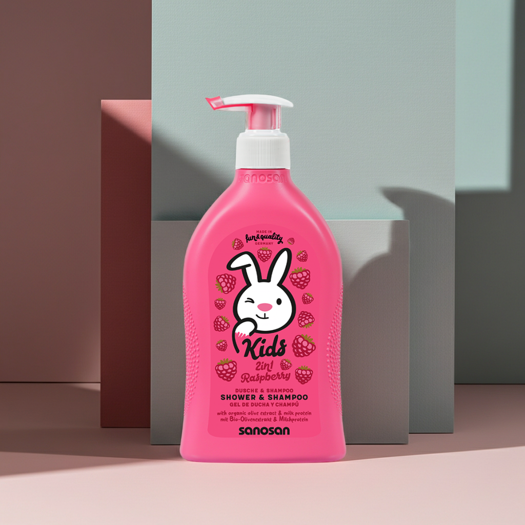 Sanosan Kids Shower & Shampoo Raspberry 400ml