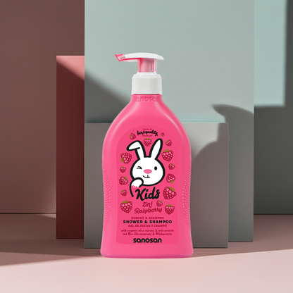Sanosan Kids Shower & Shampoo Raspberry 400ml