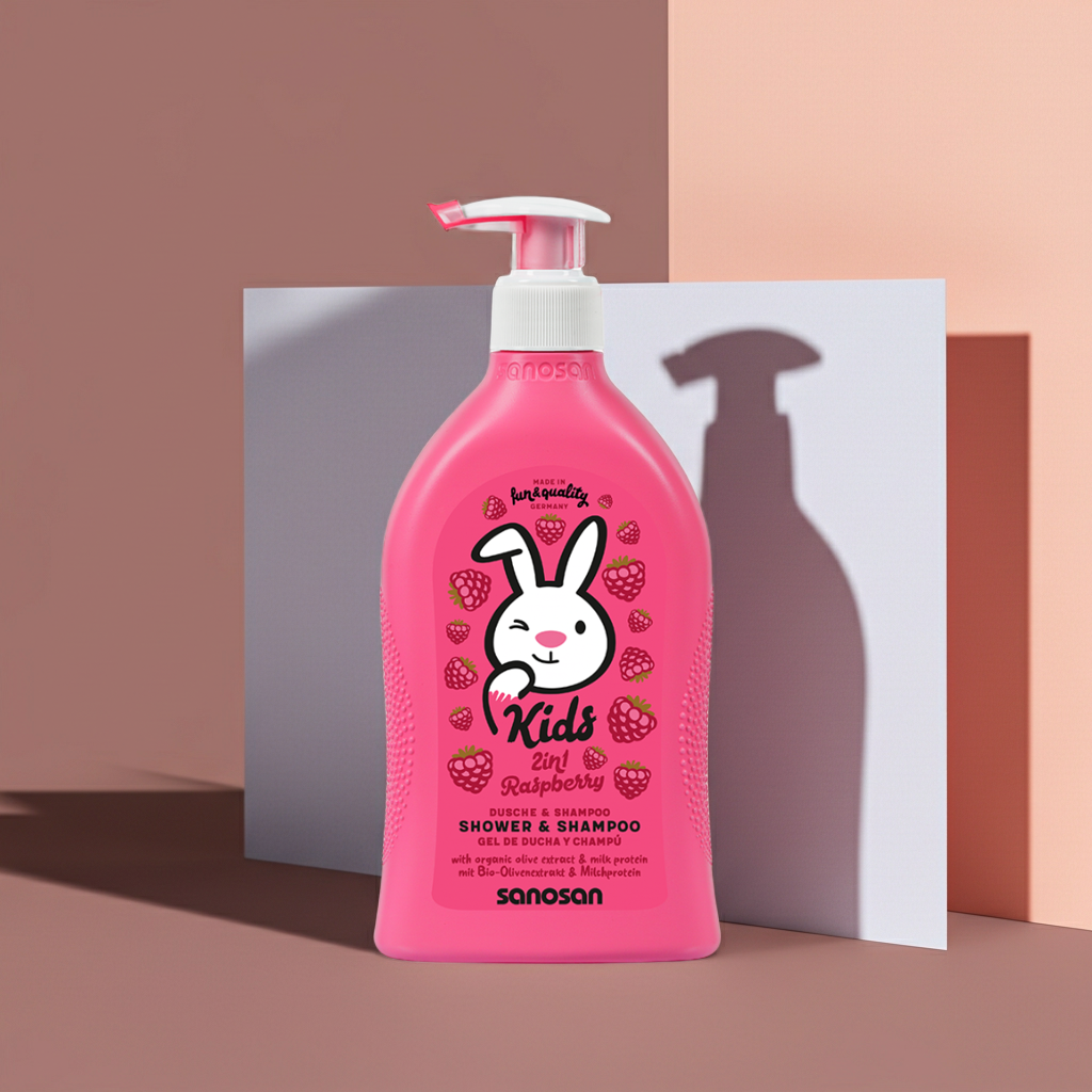 Sanosan Kids Shower & Shampoo Raspberry 400ml