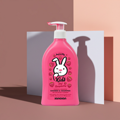 Sanosan Kids Shower & Shampoo Raspberry 400ml
