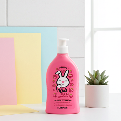Sanosan Kids Shower & Shampoo Raspberry 400ml
