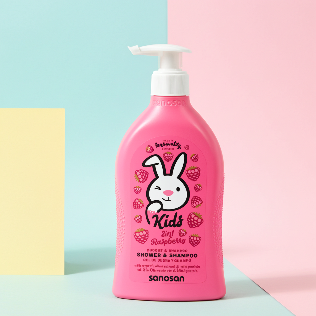 Sanosan Kids Shower & Shampoo Raspberry 400ml