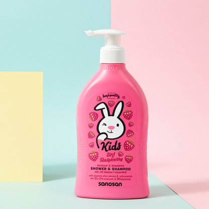 Sanosan Kids Shower & Shampoo Raspberry 400ml