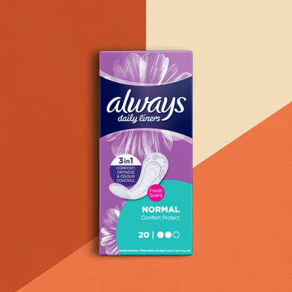 Always Comfort Protect Fresh Scent Normal Sanitary Pads 20 Pads – All-Day Comfort, Protection & Freshness