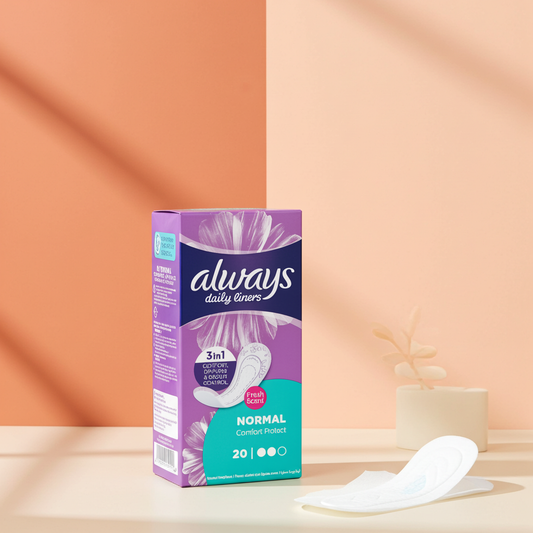 Always Comfort Protect Fresh Scent Normal Sanitary Pads 20 Pads – All-Day Comfort, Protection & Freshness
