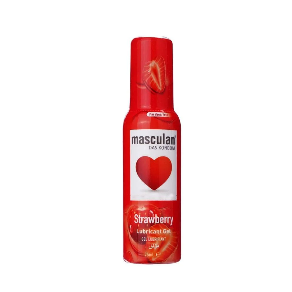 Masculan Lubricant Gel Strawberry Tube 75Ml