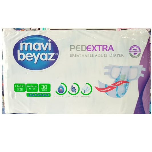 Mavi Adult Diapers 30 Pieces - Large