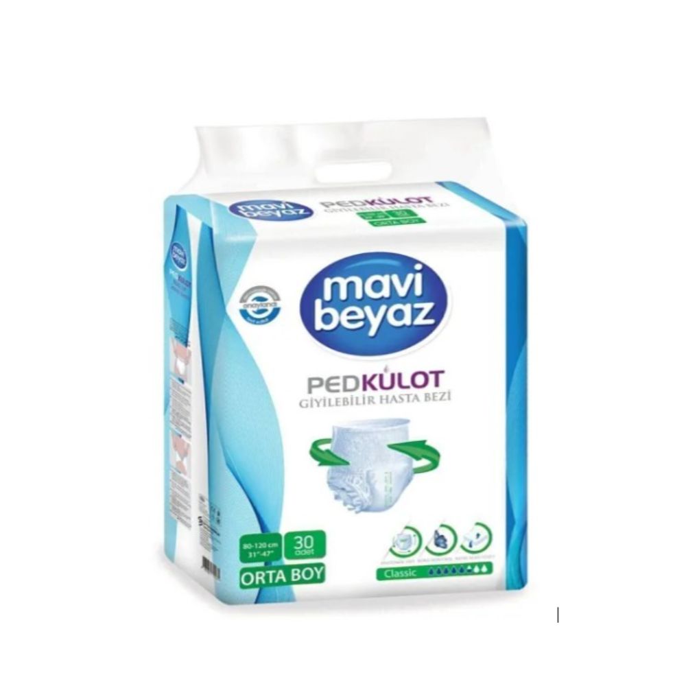 Mavi Adult Diapers 30 Pieces - Medium