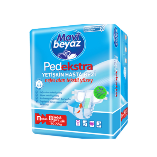Mavi Adult Diapers 8 Pieces - Medium