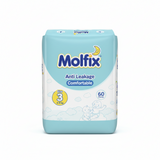 Molfix Natural Baby Diapers Midi Size 3 (4-9 kg) – 60 Pieces