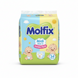 Molfix Baby Pants Midi Size 3 (6-11 kg) Jumbo Pack – 34 Pieces