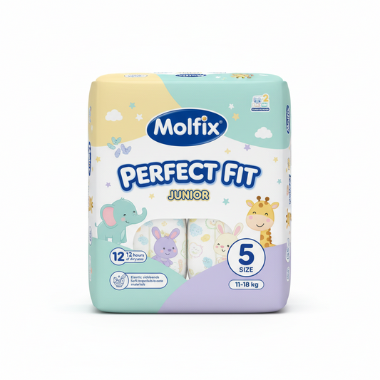 Molfix Perfect Fit Junior Baby Diapers Size 5 (11-18 kg)