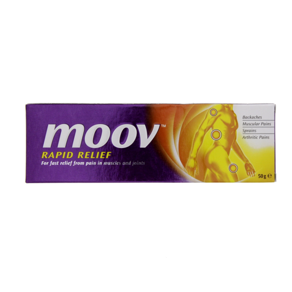 Moov Rapid Relief Ointment Fast Relief Cream For Pain In Muscles & Joints, 50G