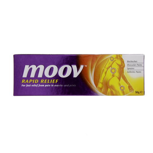 Moov Rapid Relief Ointment Fast Relief Cream For Pain In Muscles & Joints, 50G