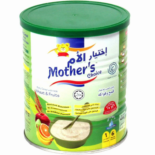 Mother's Choice Baby Cereal With Milk, Wheat And Fruits, 400 Gm