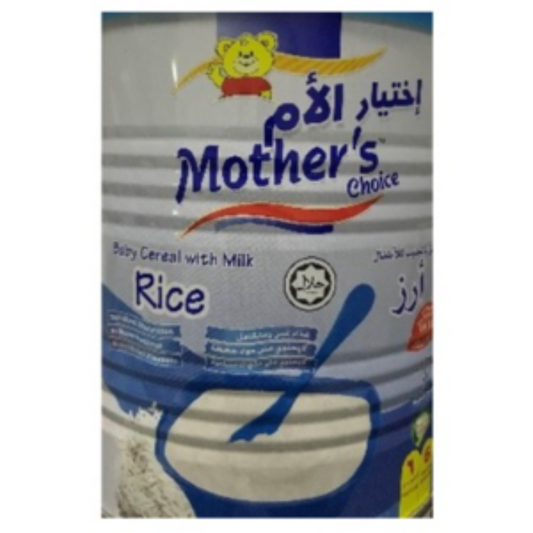 Mother's Choice Baby Rice Cereal With Milk 6+ Months, 400 G