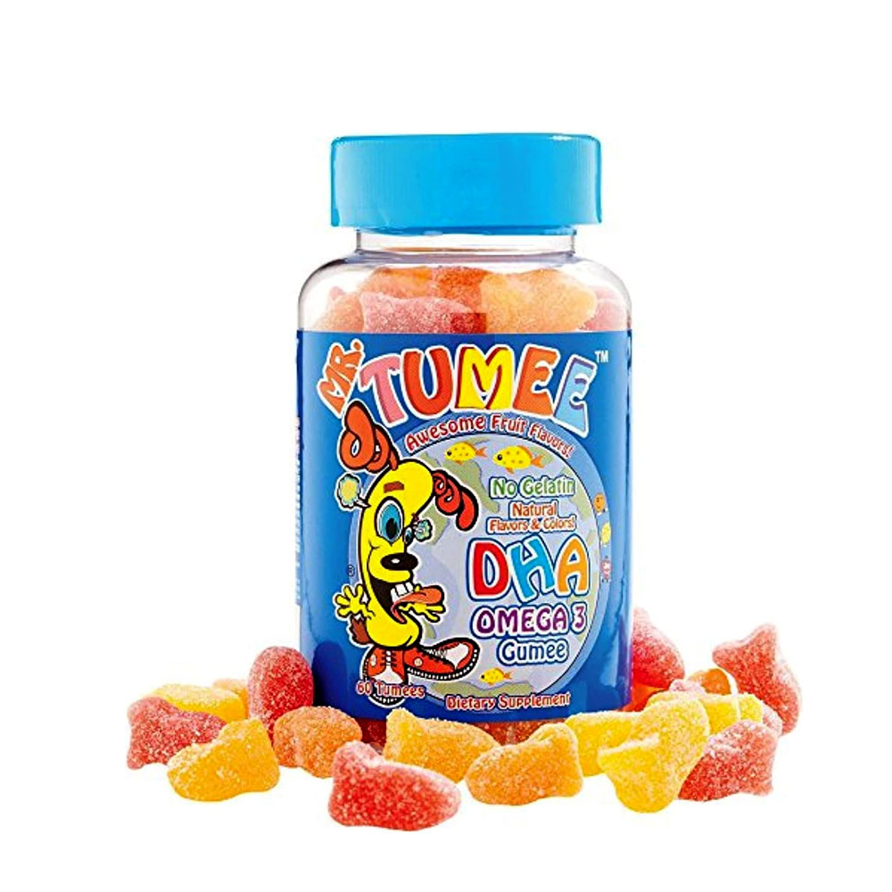 Mr.Tumee Omega 3 Gummies 60 Pieces – Brain & Heart Health for Kids