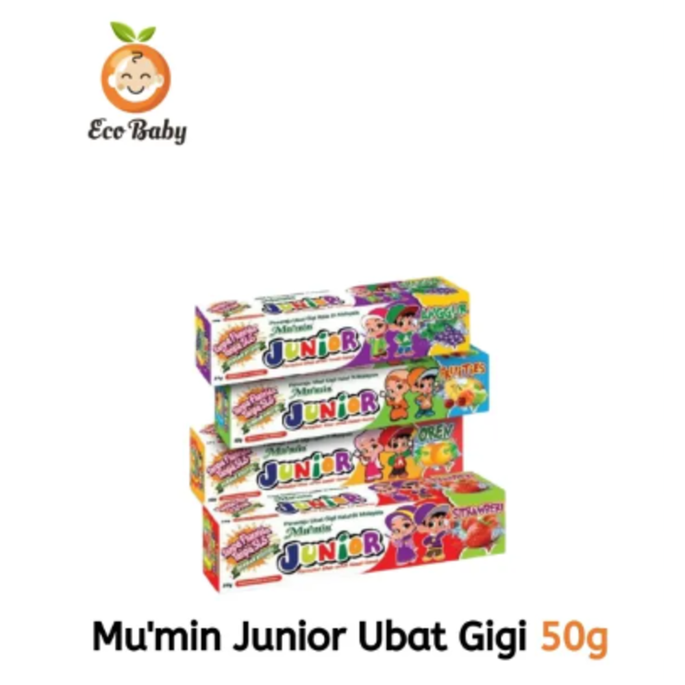 Mu'min Junior Toothpaste Strawberry, 50 Ml