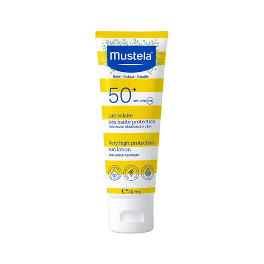 Mustela Water-Resistant Face & Body Sunscreen For All Skin Types Spf50+ (0+ Months), 100ml
