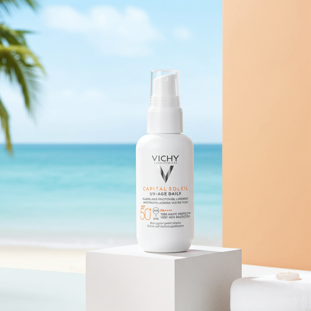 Vichy Capital Soleil UV-Age Daily Tinted Anti-Ageing Sunscreen SPF50+ 40ml – With Niacinamide
