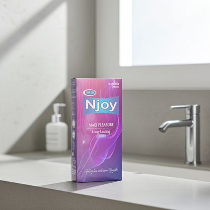 Njoy Condoms Maxi Pleasure 12 Count
